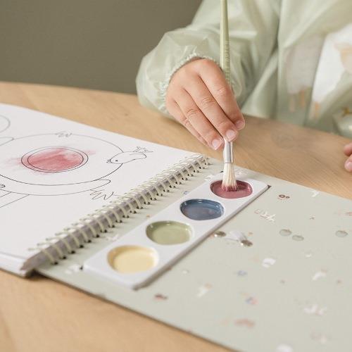 Livro de Pintar C/ Aguarelas - Little Farm
