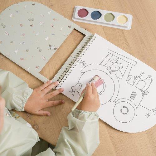 Livro de Pintar C/ Aguarelas - Little Farm