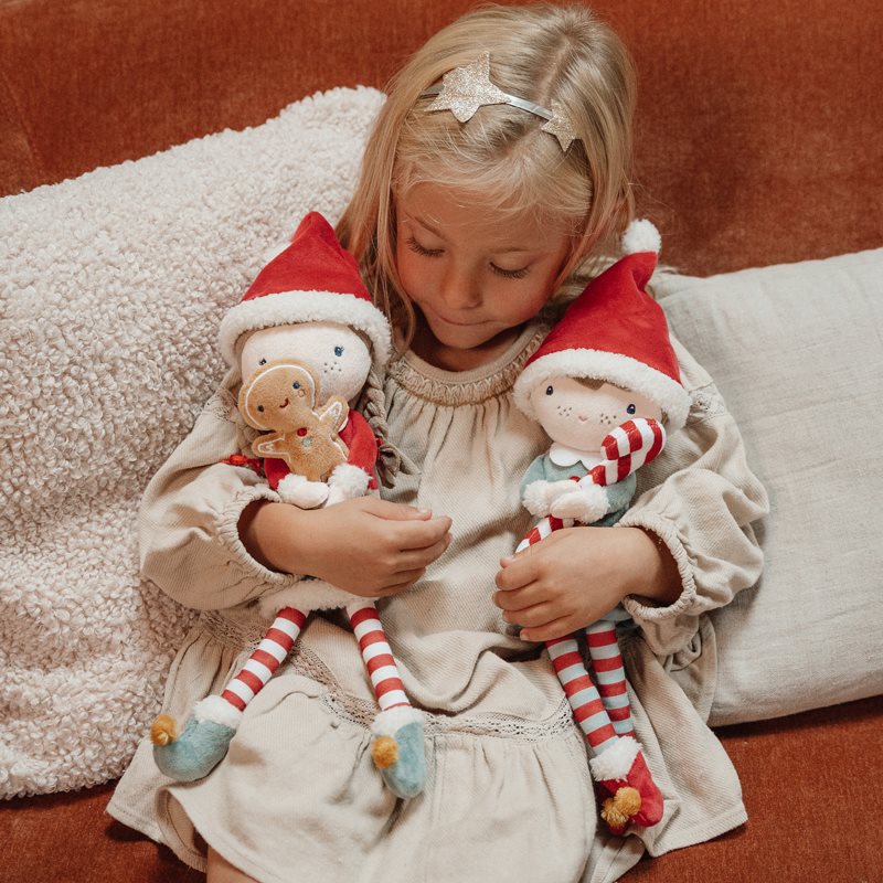 Boneco de Pano Jim - Elfo de Natal - 35 CM