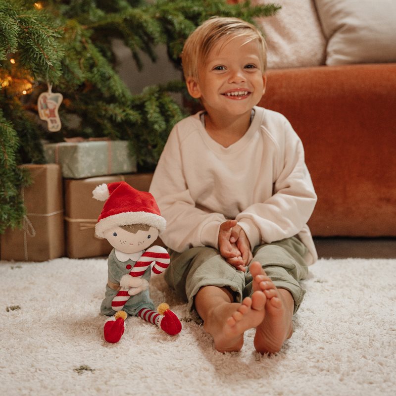 Boneco de Pano Jim - Elfo de Natal - 35 CM