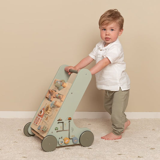 Carrinho de empurrar com Actividades - Little Farm