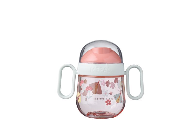Copo de Aprendizagem Anti-Pingos 200 ml - Flowers & Butterflies