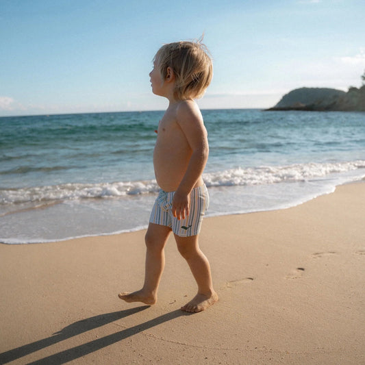 Calções de Banho - Stripes Multi-Colour | Little Dutch