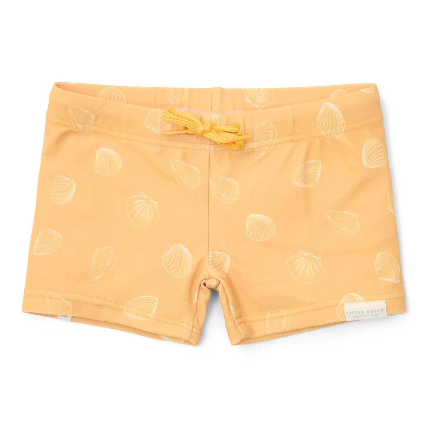 Calções de Banho - Seashells Sunny Yellow | Little Dutch