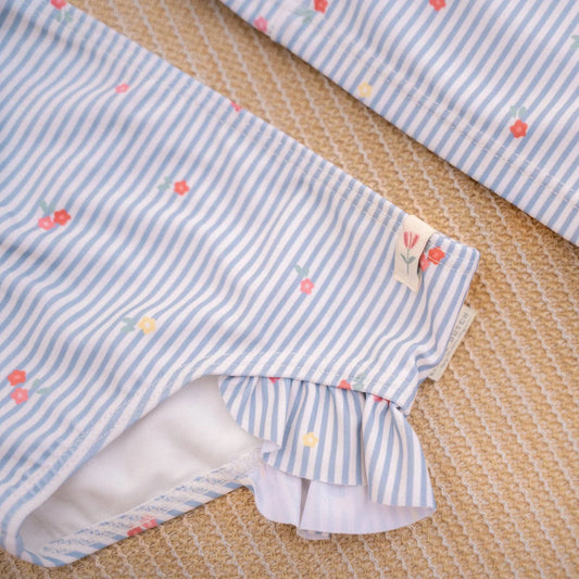Cuecas de Banho - Sunny Flowers Blue | Little Dutch