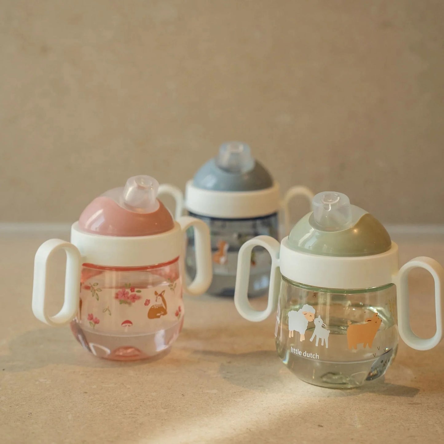Copo de Aprendizagem Anti-Pingos 200 ml Little Farm - Little Dutch