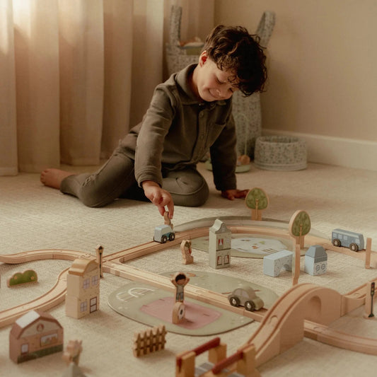 Pista de comboio XL em Madeira - Little Dutch