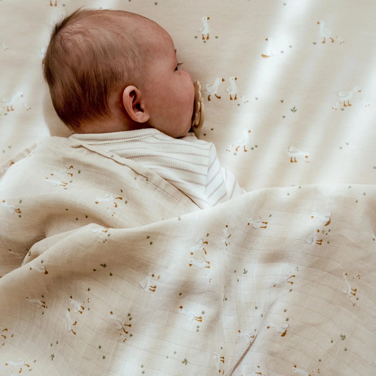 Musselina Little Goose 120x120 | Little Dutch