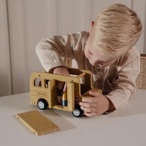 Autocarro Escolar com Bonecos | Little Dutch