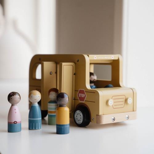 Autocarro Escolar com Bonecos | Little Dutch
