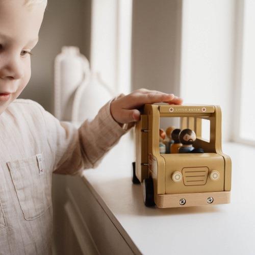 Autocarro Escolar com Bonecos | Little Dutch