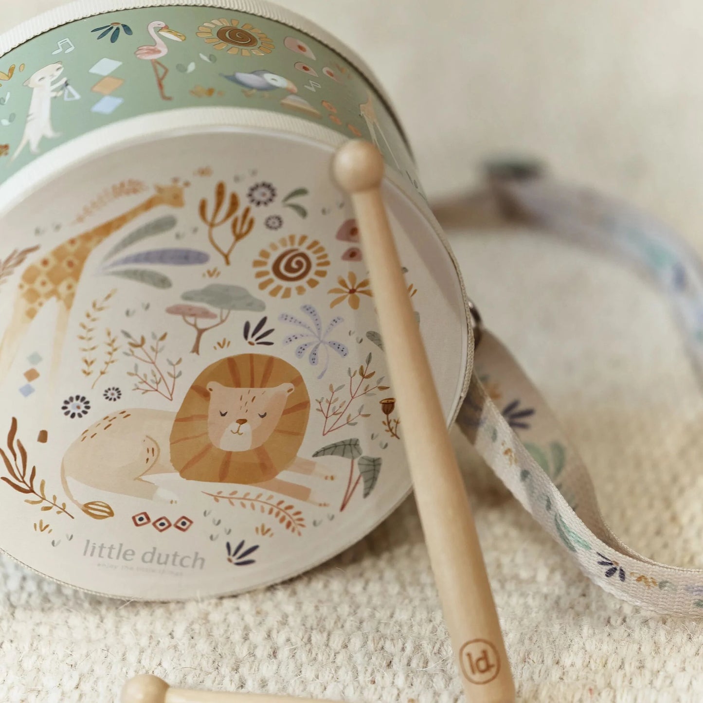 Tambor Musical - Safari Friends | Little Dutch