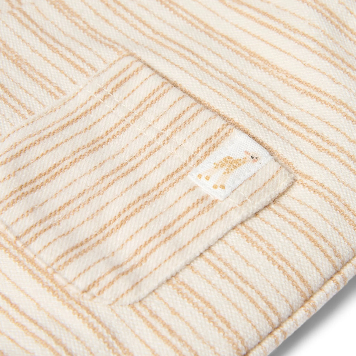 Calças - Safari Friends | Little Safari Stripe Soft Tan.