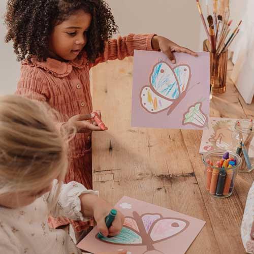 Livro de Colorir entre Linhas - Fairy Garden | Little Dutch