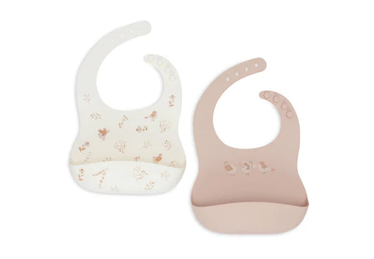 Pack 2 Babetes Silicone - Lovely Birds