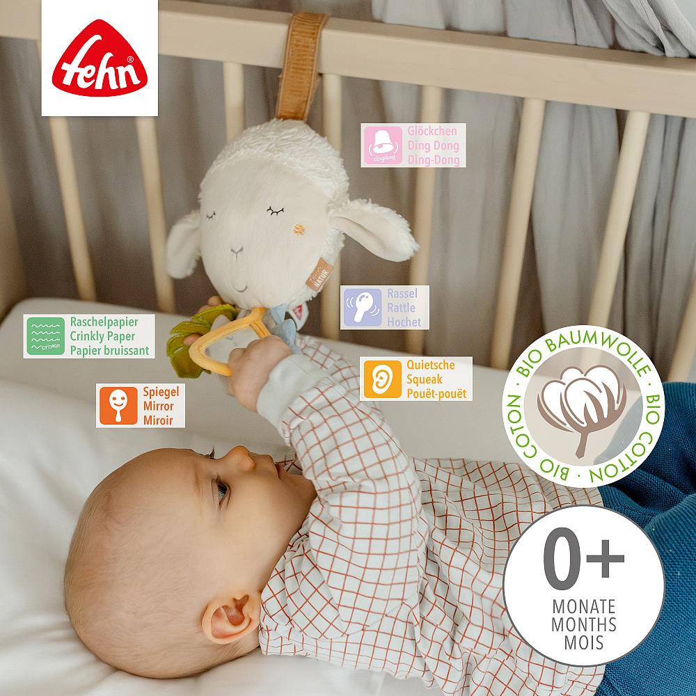 Peluche de Atividades Ovelha - Natur | Fehn