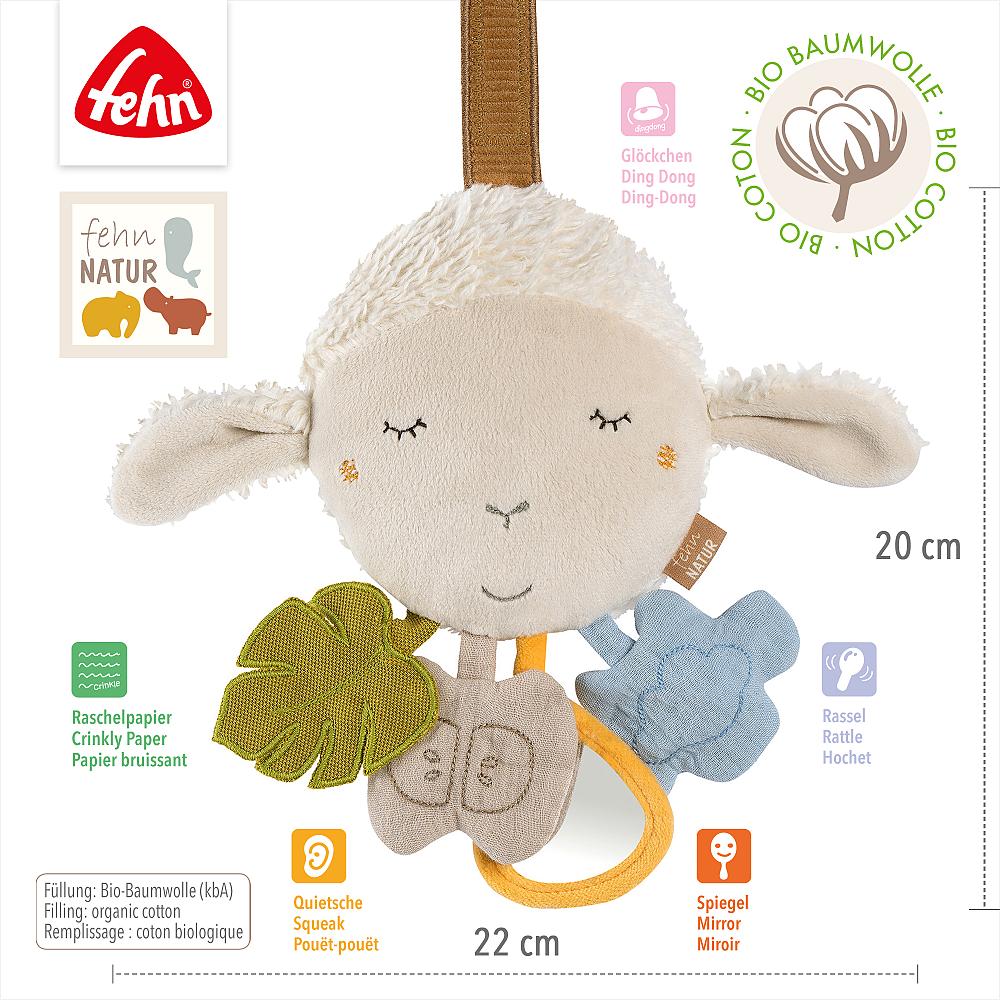 Peluche de Atividades Ovelha - Natur | Fehn