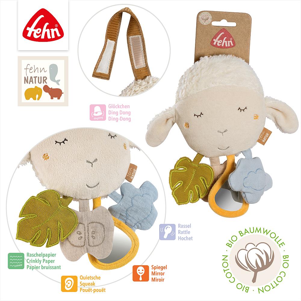 Peluche de Atividades Ovelha - Natur | Fehn