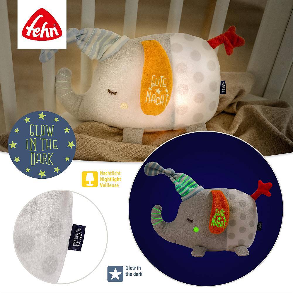 Peluche Luz de Presença - Elefante | Fehn