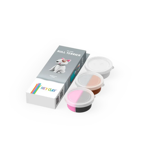 Massas de Modelar Dog Story - Bull Terrier | HEY CLAY