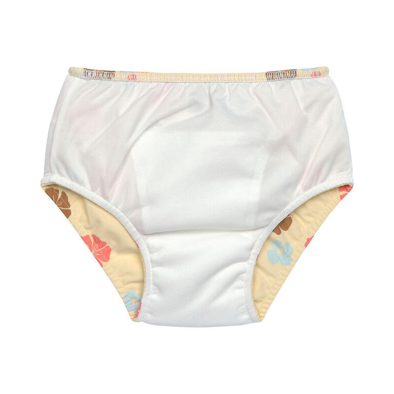 Cueca-Fralda de Praia com Folhos - Flowers | Lässig