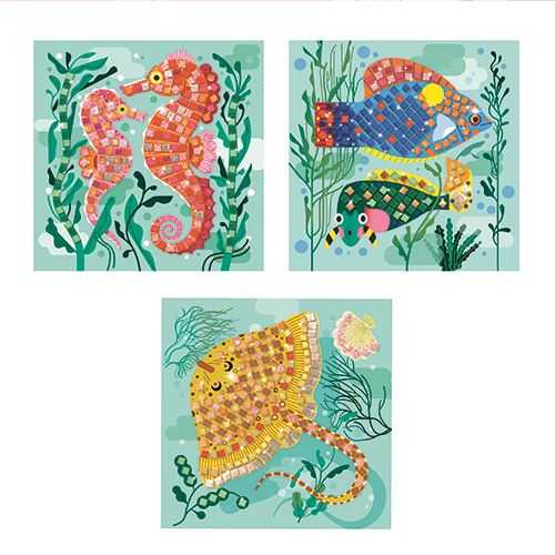 Jogo de Colagem em Mosaico - Caraíbas | Djeco