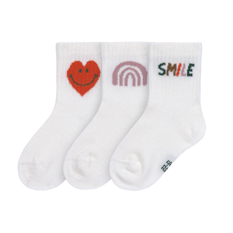 Meias Respeitadoras - Smile (Pack de 3) | Lässig