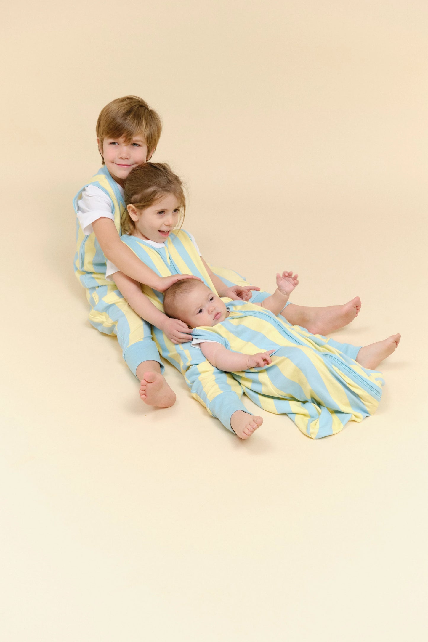 Saco de Dormir - Blue Sunshine Stripes - TOG 0.5 | Molis & Co