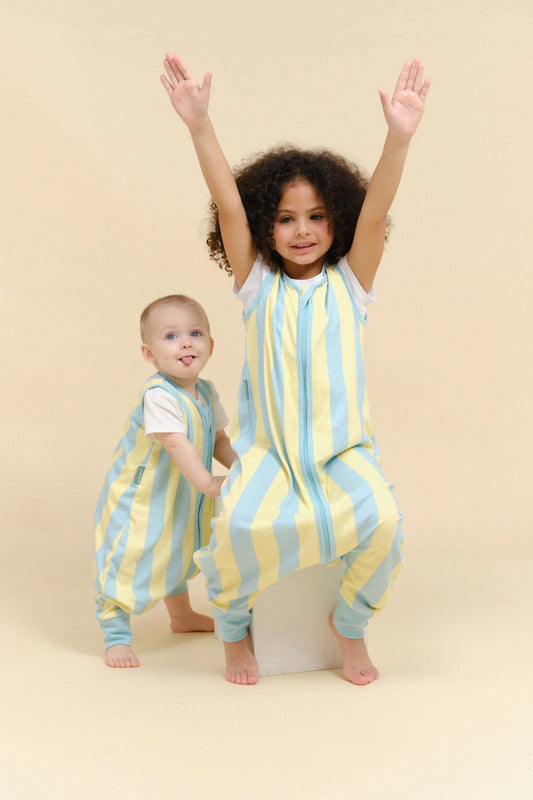 Saco de Dormir - Blue Sunshine Stripes - TOG 0.5 | Molis & Co