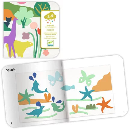 Atividades de Colagem com Papéis Coloridos | Djeco