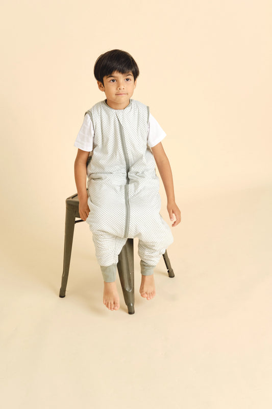 Saco de Dormir - Vichy Green - TOG 1.0 | Molis & Co