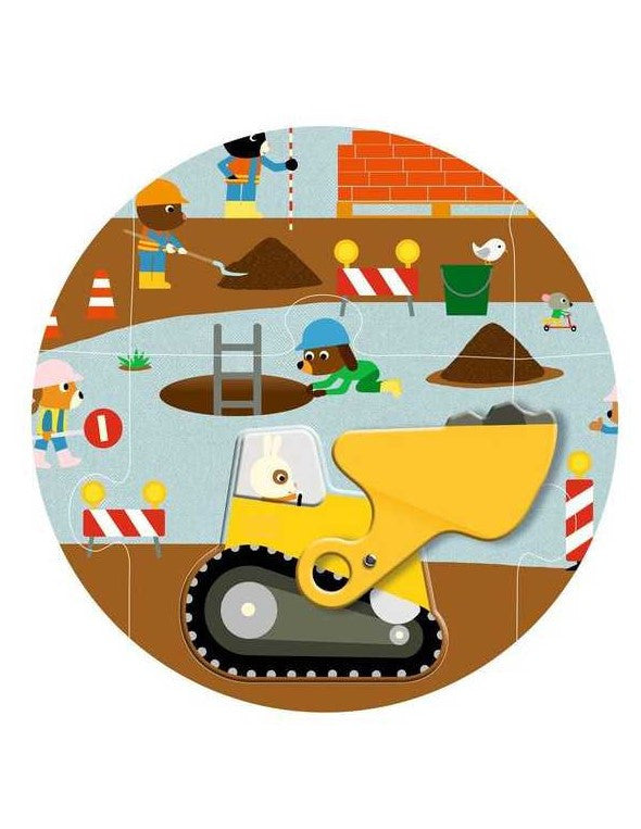 Puzzles - Máquinas de Construção | Djeco