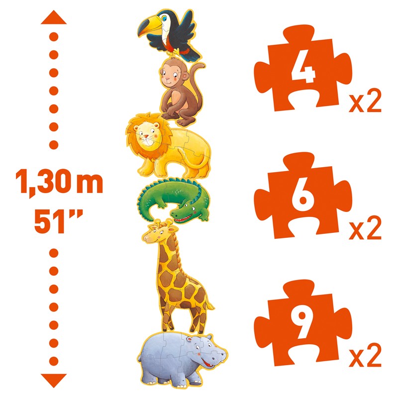 Puzzle Gigante - O Macaco e Amigos | Djeco