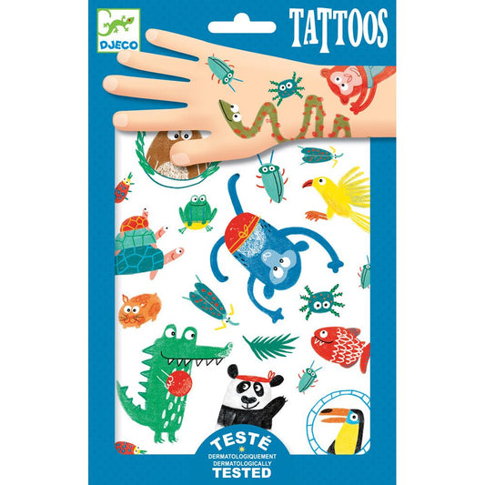 50 Tatuagens - Animais | Djeco