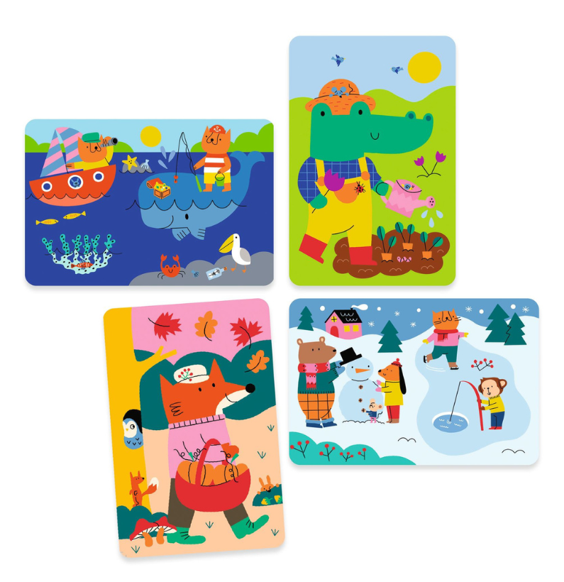 Colorir com Água - 4 Estações - Djeco