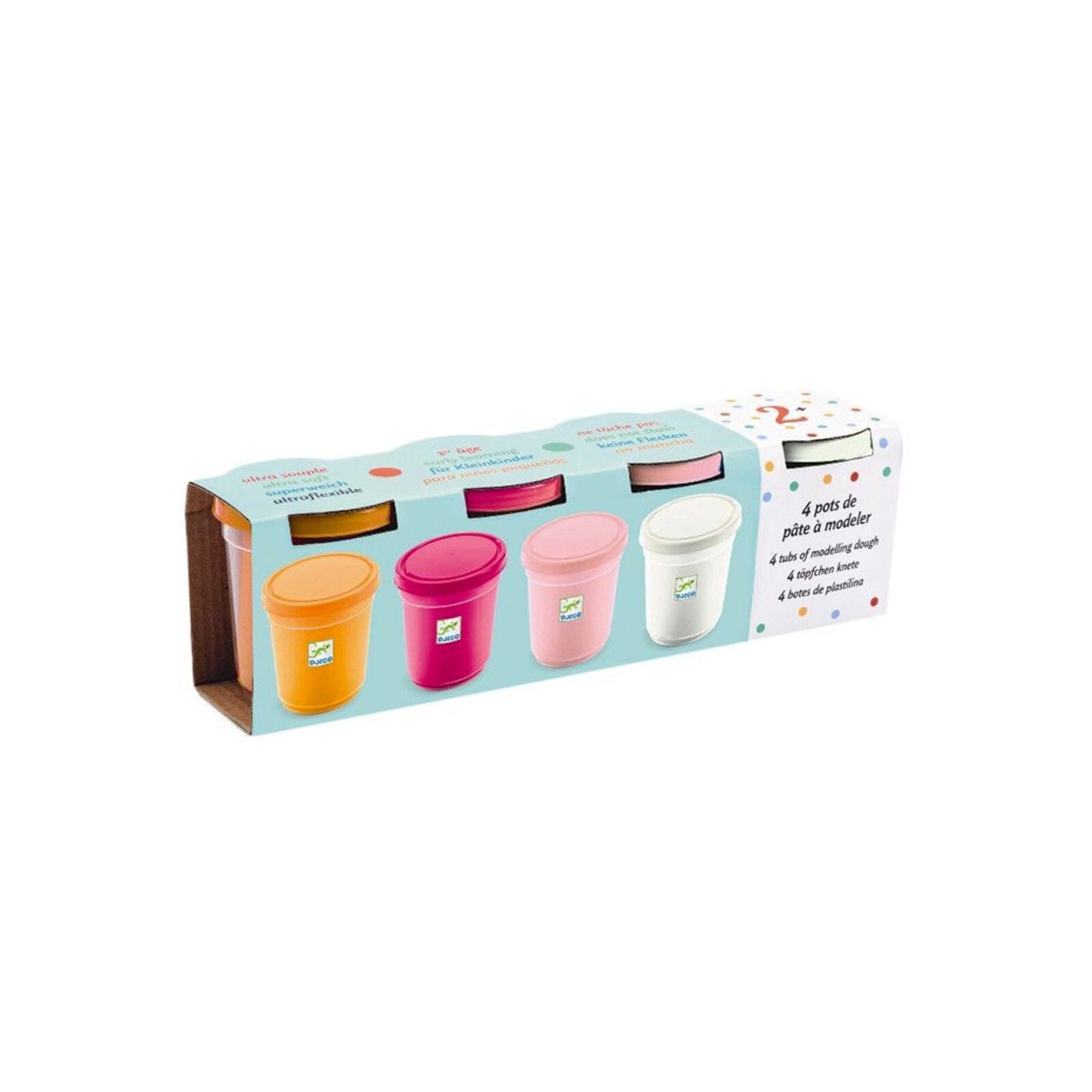 4 Potes de Plasticina Sweet | Djeco
