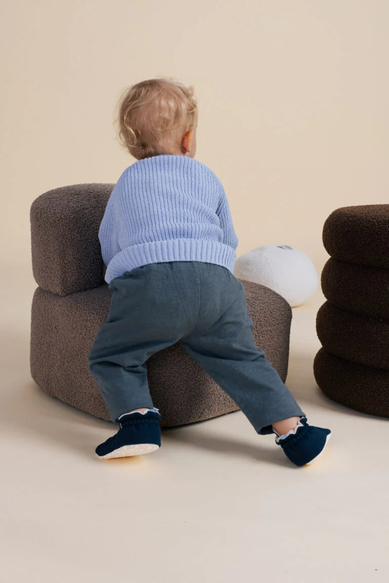 Zás Trás - Booties Fluffy - Blue Cake Pop | Inverno