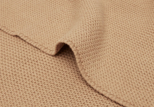 Manta Basic Knit Biscuit 75x100 cm.