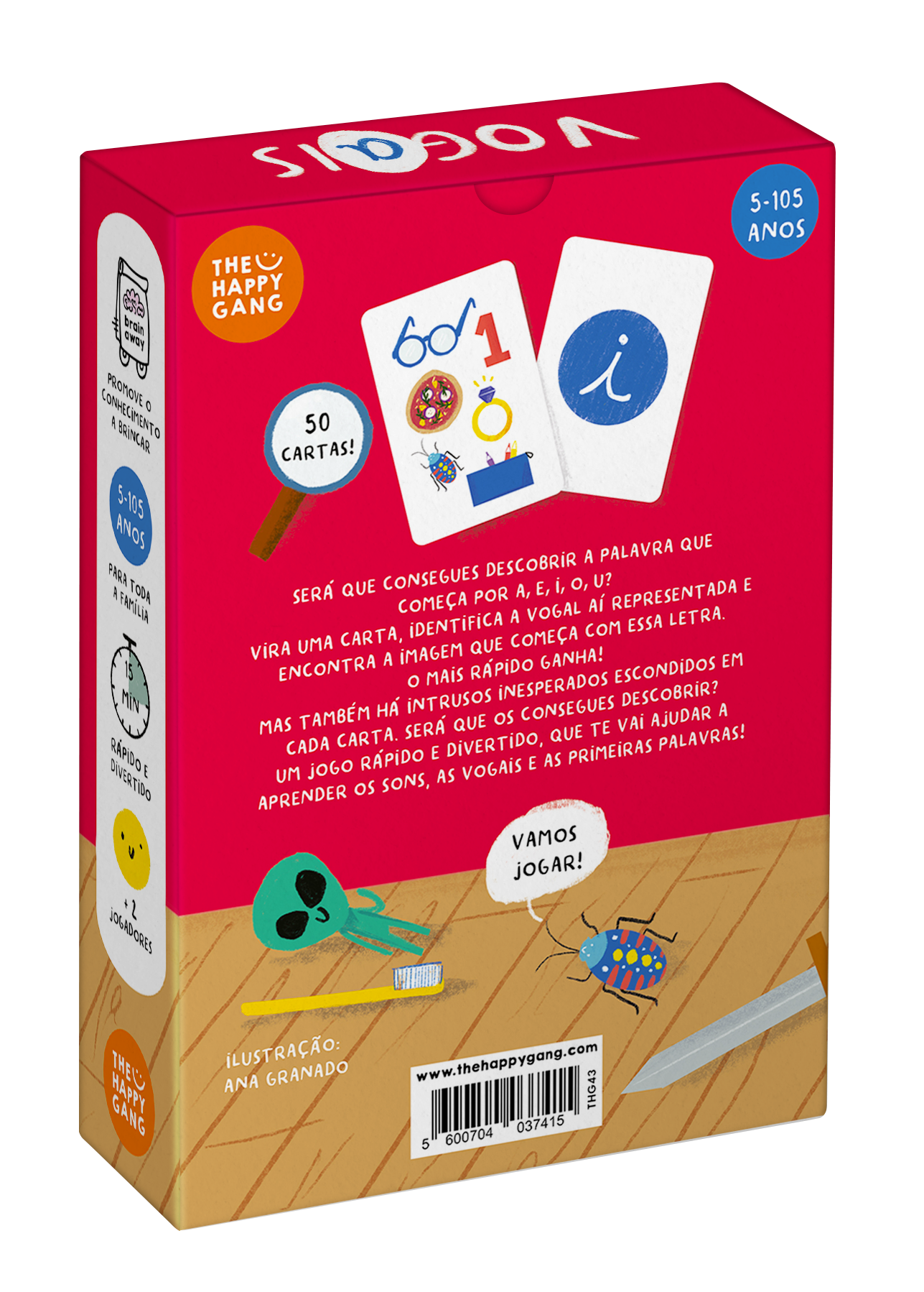Brain Away - Procura e Encontra Vogais - The Happy Gang