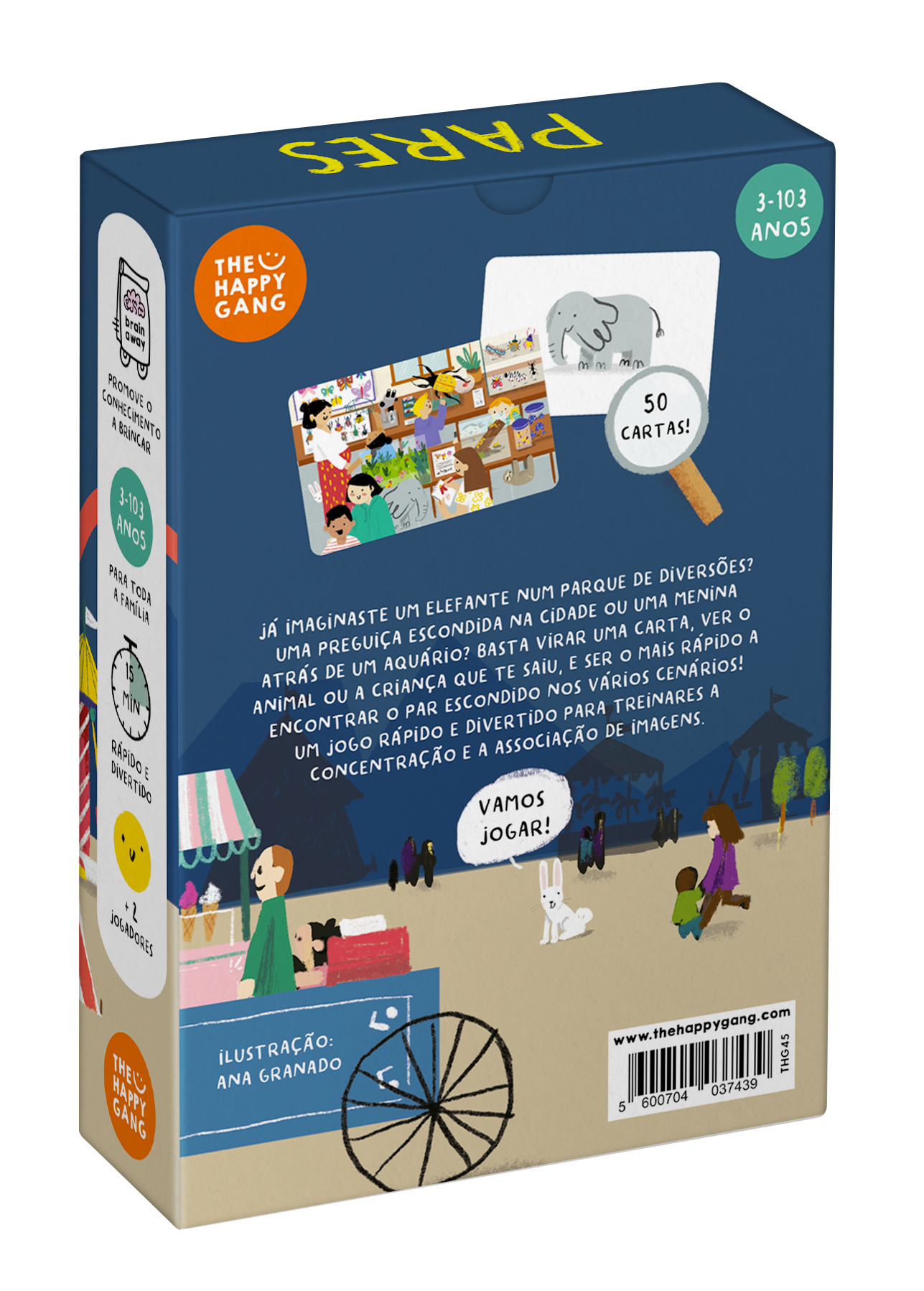 Brain Away - Procura e Encontra Pares - The Happy Gang