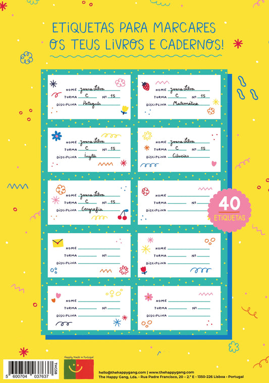 Etiquetas Escolares - Happy Colors | The Happy Gang