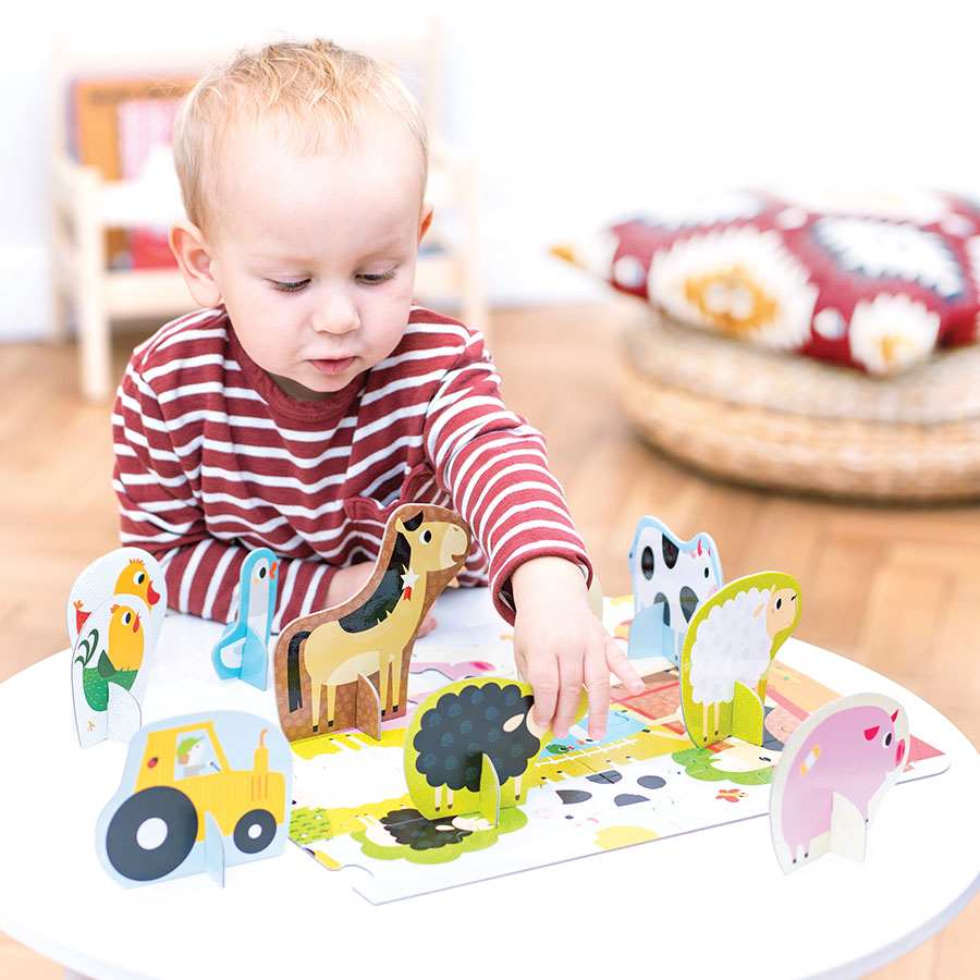 Puzzle e Figuras de Animais