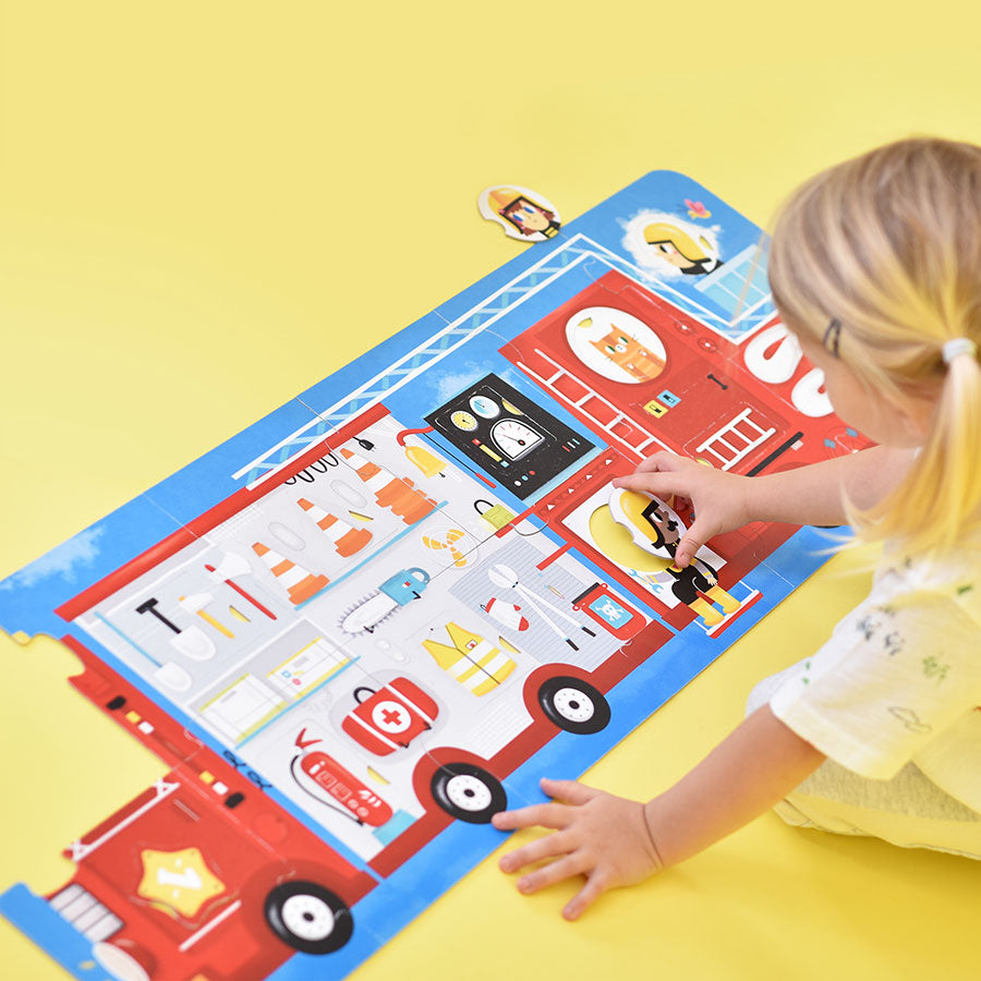 Puzzle - Make a Match - Camião de Bombeiros