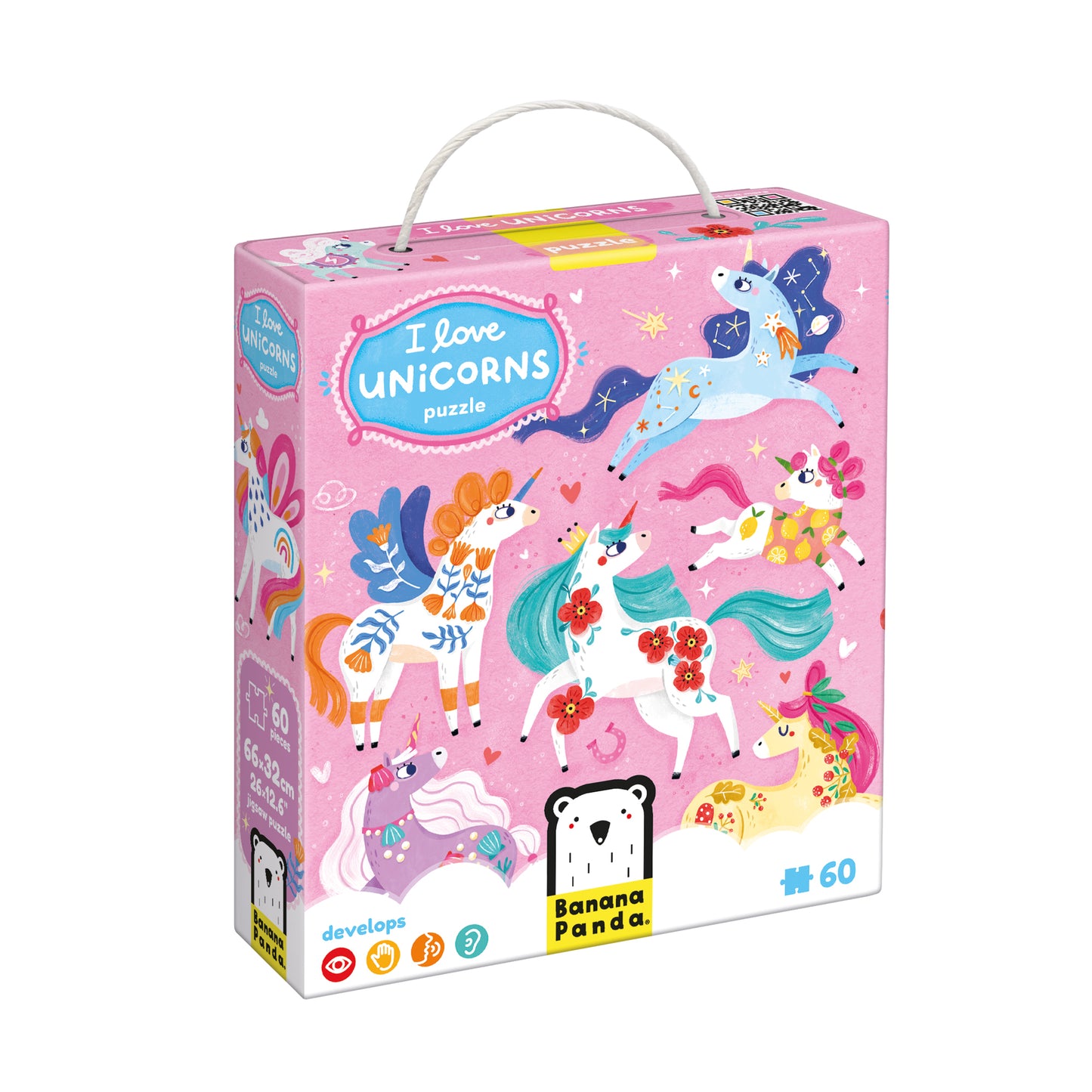 Puzzle I Love Unicorns | Banana Panda