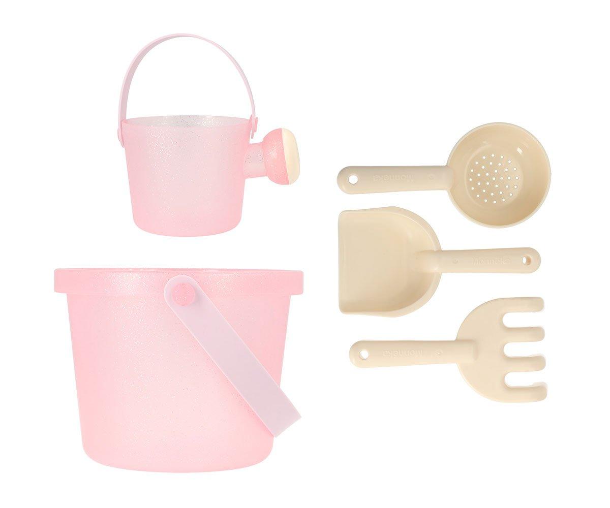 Conjunto Brinquedos de Praia - Balde Glitter
