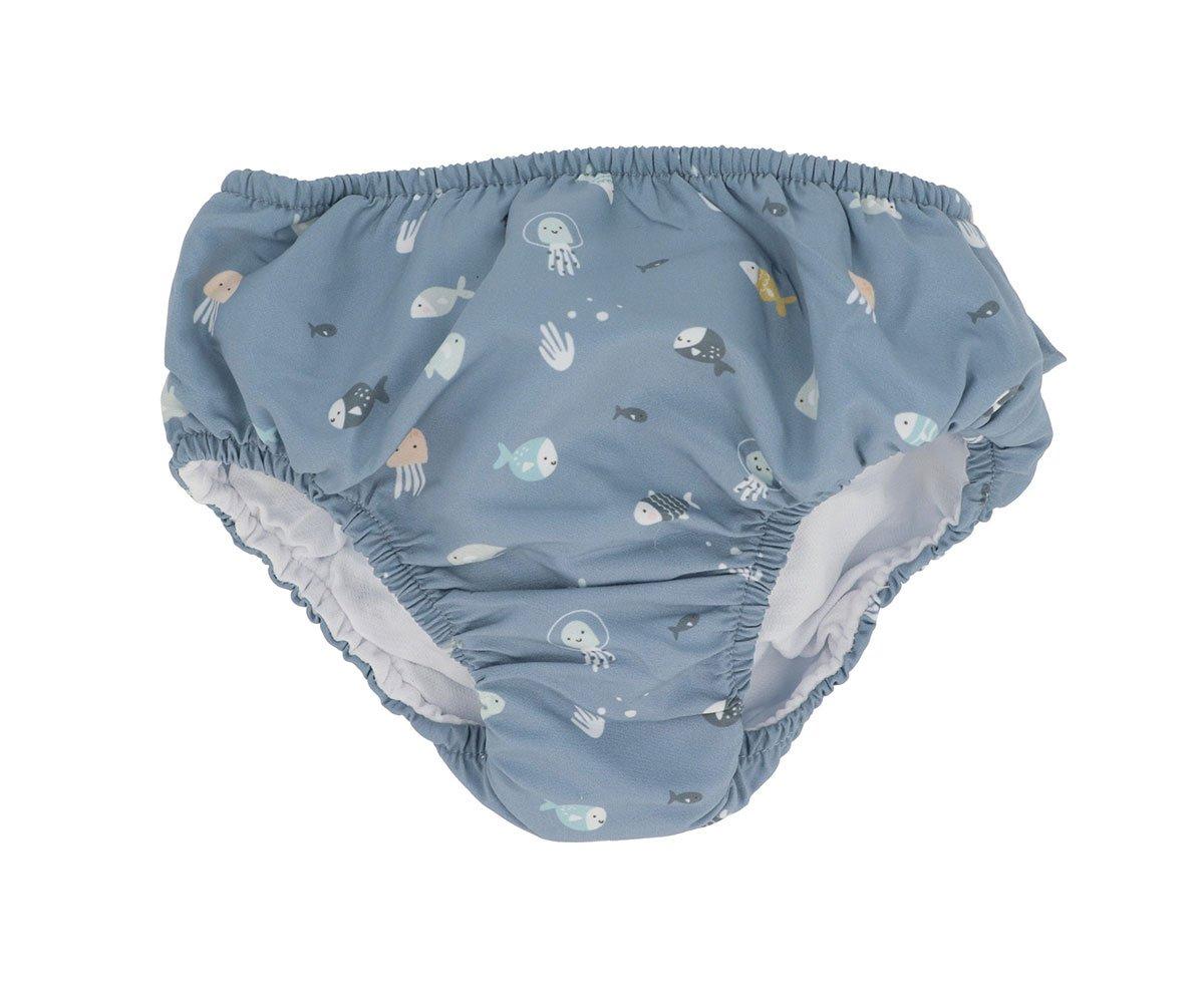 Cueca-Fralda Praia com Folhos - Fishes