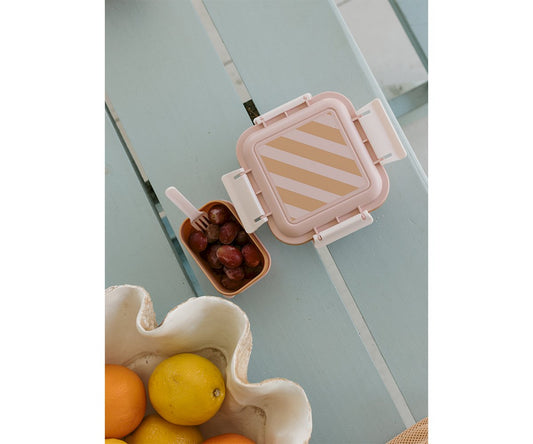 Lancheira Grande - Stripes Pink