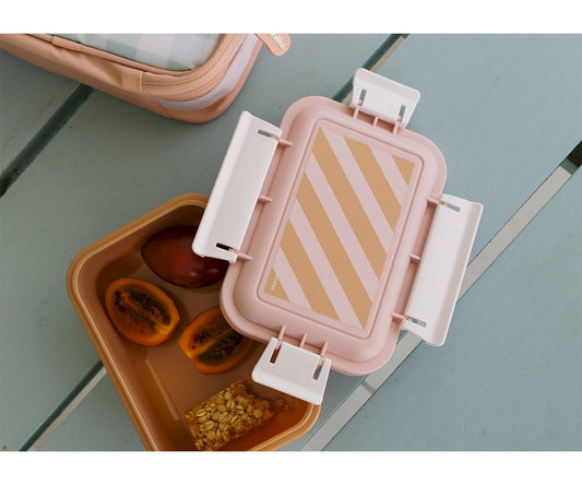 Snack Box Bento Grande - Stripes Pink