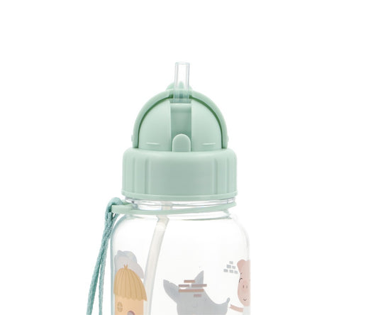 Garrafa com palhinha - The Three Little Pigs