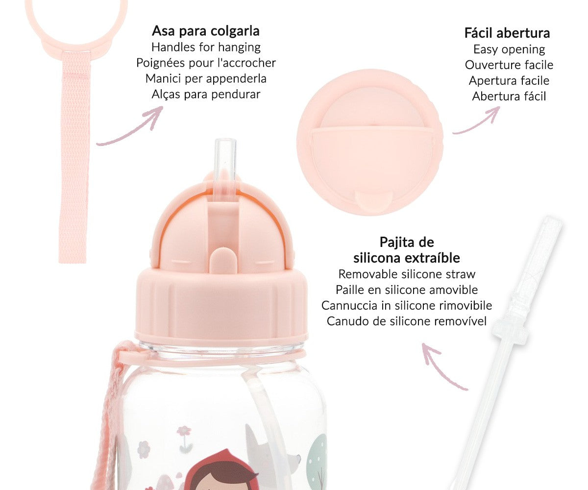 Garrafa com palhinha - Little Red